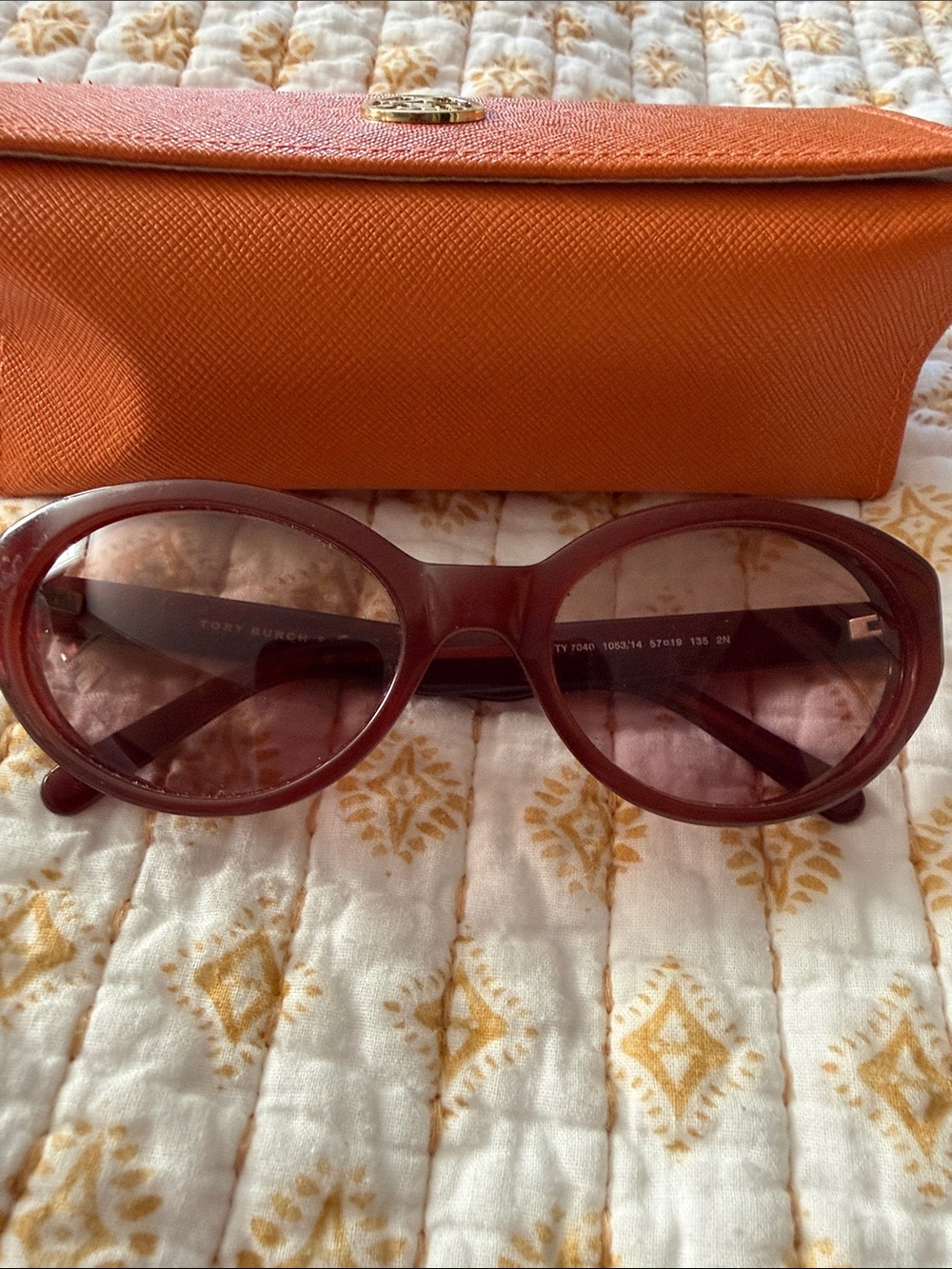 Tory Burch TY 7040 sunglasses with case - Picture 2 of 6